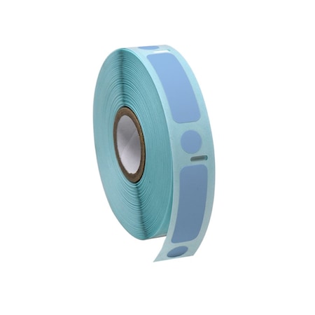 Globe Scientific Label/Dot Combo Roll, Cryo, Direct Thermal, 38x13mm & 9.5mm, Dot for 2.0mL Tubes, Green, 500PK LTC-38X13-95G